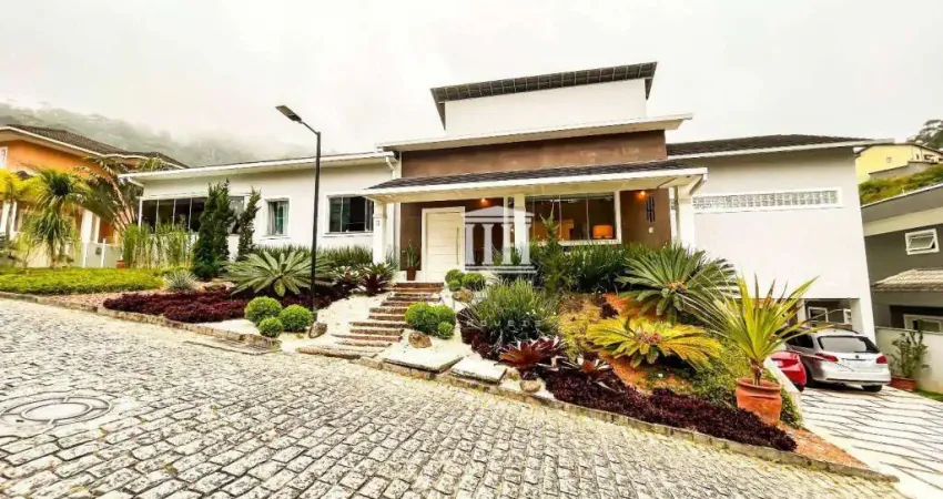 Casa com 3 dormitórios à venda, 265 m² por r$ 1.990.000,00 - panorama - teresópolis/rj