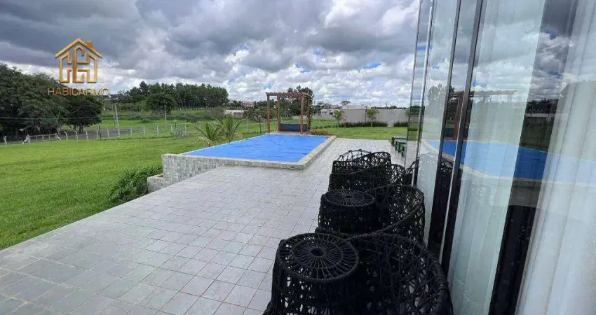 Chácara à venda, 5000 m² por r$ 4.200.000,00 - chácara recreativa residencial cortina d`ampezzo - são josé do rio preto/sp