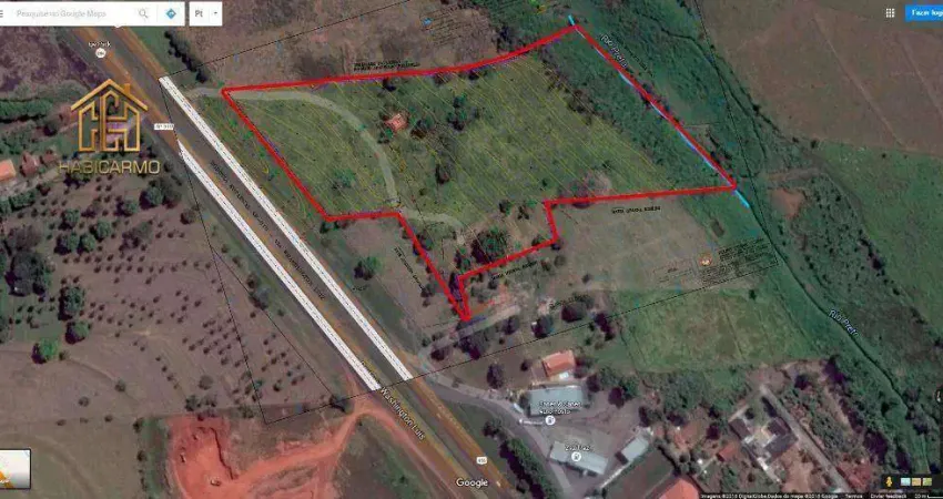 Área à venda, 42000 m² por r$ 15.000.000,00 - rodovia - cedral/sp