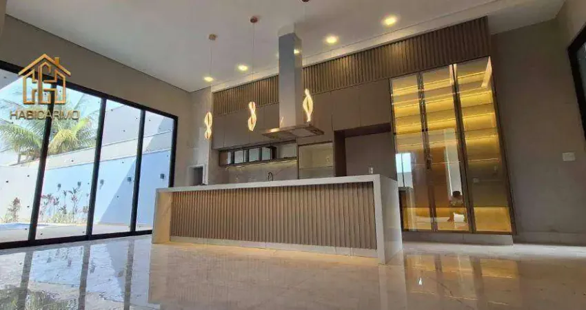 Casa à venda, 264 m² por r$ 2.700.000,00 - condominio golden park residence - mirassol/sp