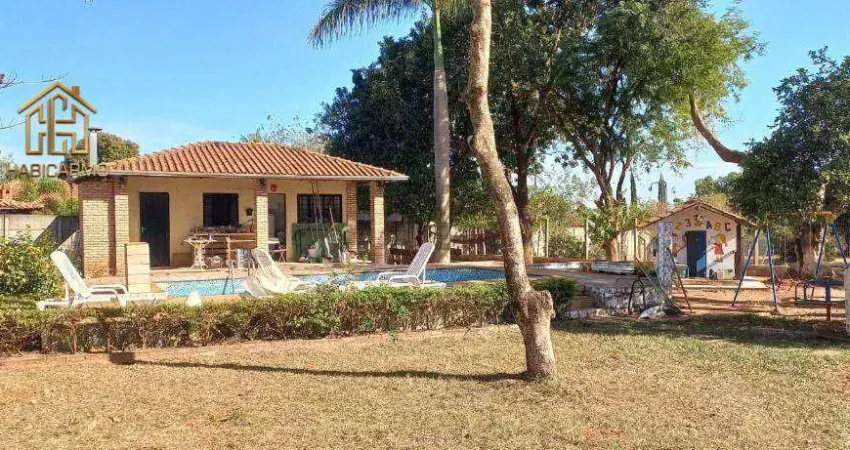 Chácara com 3 dormitórios à venda, 4000 m² por r$ 1.600.000,00 - estância nossa senhora de fátima (zona rural) - são josé do rio preto/sp