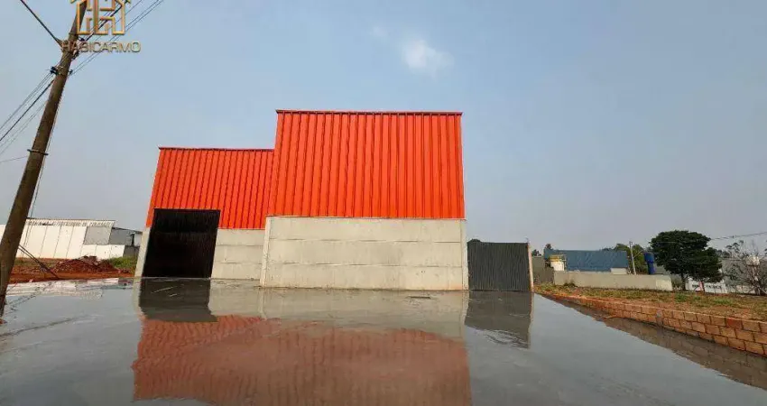 Galpão para alugar, 740 m² por r$ 20.000/mês - distrito industrial doutor carlos arnaldo e silva - são josé do rio preto/sp