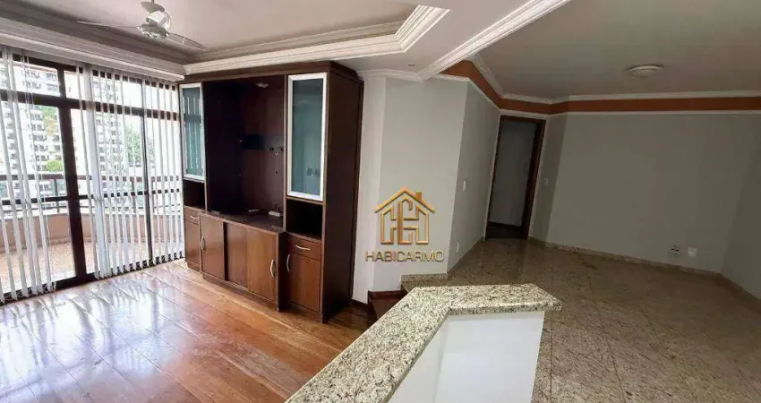 Apartamento com 3 dormitórios para alugar, 128 m² por r$ 3.480,00/mês - centro - são josé do rio preto/sp