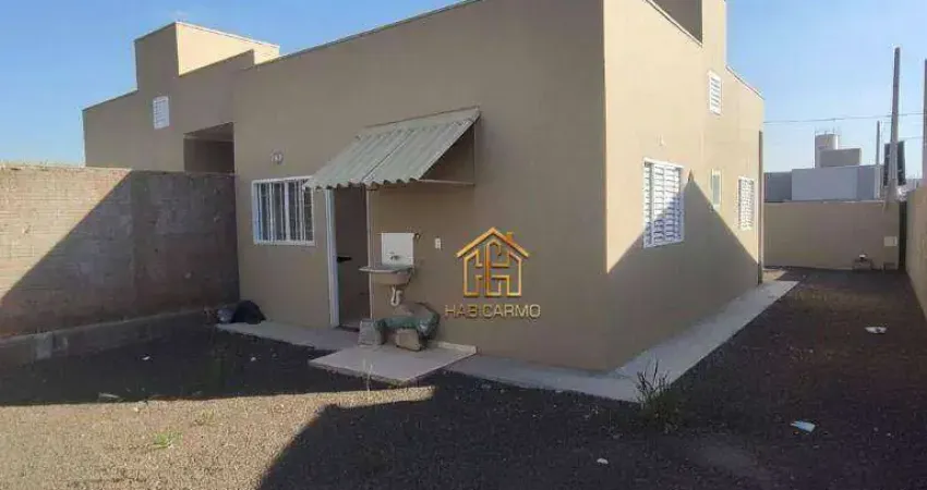 Casa com 2 dormitórios à venda, 82 m² por r$ 220.000,00 - jardim residencial di napoli - cedral/sp