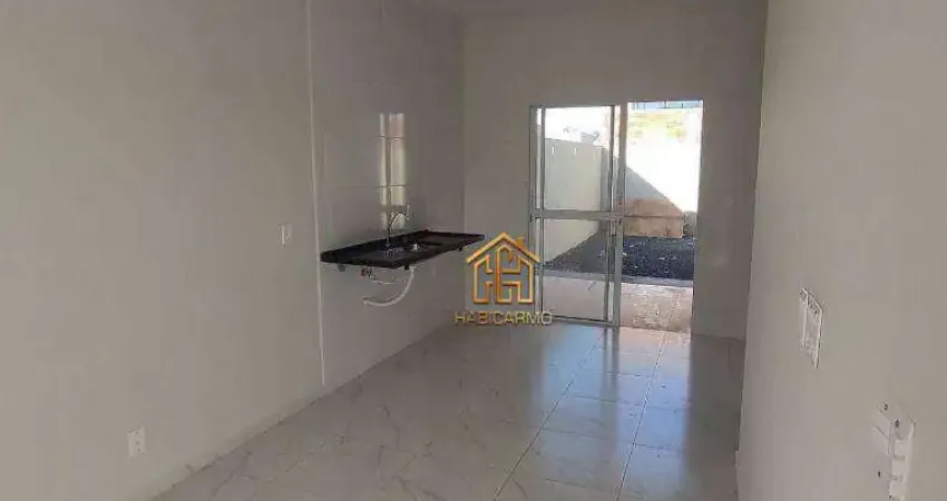 Casa com 2 dormitórios à venda, 102 m² por r$ 250.000 - di napoli - cedral/sp