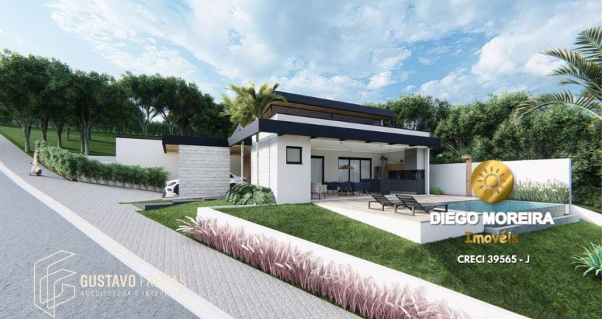 Casa térrea à venda em Atibaia no condomínio Greenfield