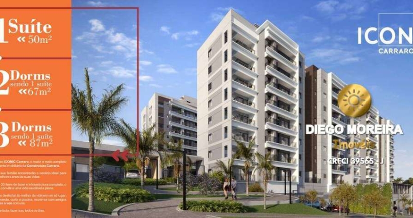 Apartamento com 1 quarto à venda na Alameda Horizonte, Condomínio Residencial e Comercial Fazenda Santa Petronilla, Bragança Paulista