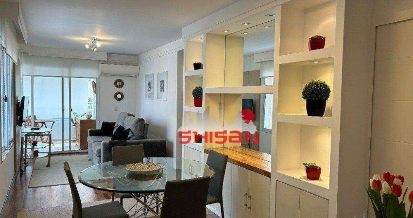Apartamento com 2 dormitórios, 80 m² - venda por R$ 1.350.000,00 ou aluguel por R$ 13.045,90/mês - Paraíso - São Paulo/SP