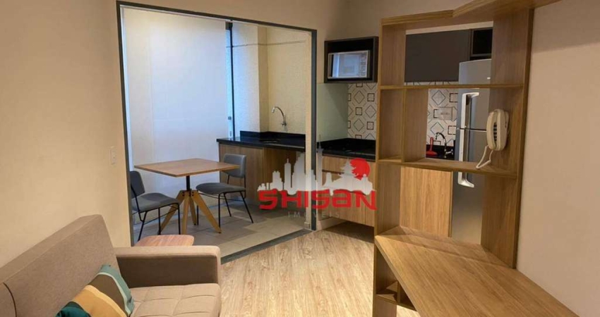 apartamento de 33m² todo mobiliado na Rua Cunha Gago 83