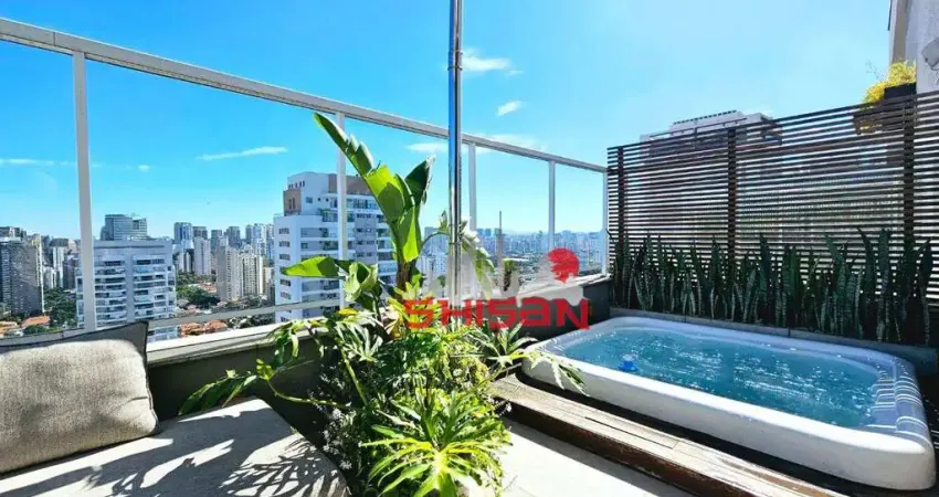 Cobertura com 3 dormitórios à venda, 230 m² por R$ 4.400.000,00 - Cidade Monções - São Paulo/SP