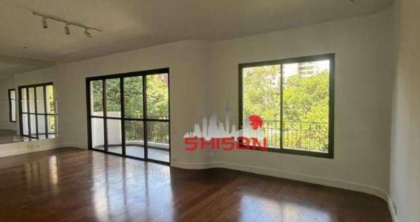 Apartamento com 4 dormitórios para alugar, 143 m² por R$ 15.940/mês - Moema - São Paulo/SP