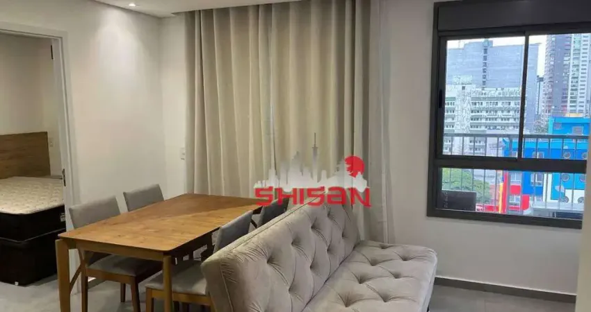 Apartamento com 37m² no Alto da Boa Vista todo mobiliado