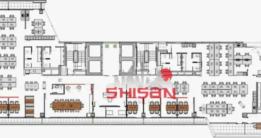 Conjunto comercial 621 m2 Pinheiros!