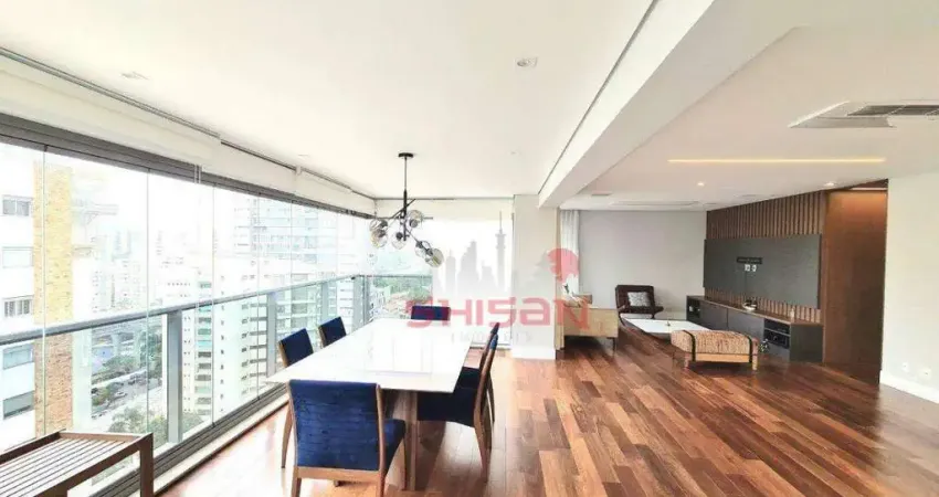 Apartamento com 3 dormitórios à venda, 192 m² por R$ 3.800.000,00 - Brooklin - São Paulo/SP