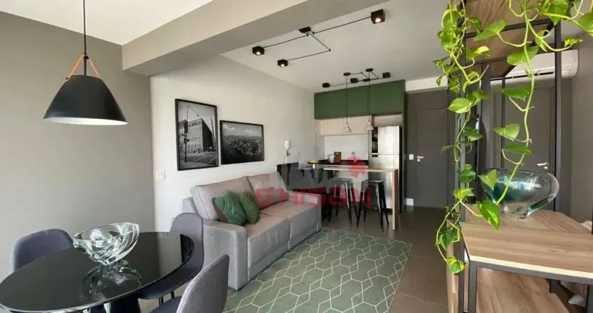 Studio para alugar mobiliado, com 40m² e 1 vaga na Chácara Klabin