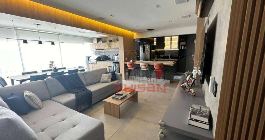 Apartamento com 3 dormitórios para alugar, 105 m² por R$ 11.701,00/mês - Vila Anastácio - São Paulo/SP
