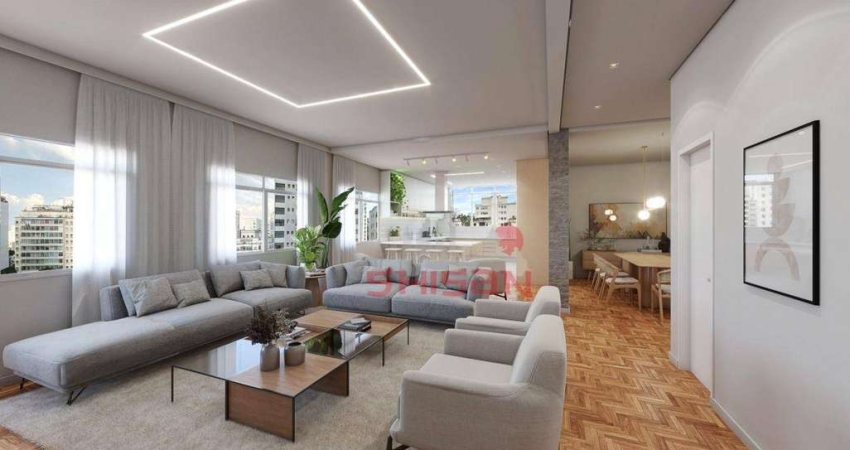 Apartamento com 3 dormitórios à venda, 230 m² por R$ 3.200.000 - Higienópolis - São Paulo/SP