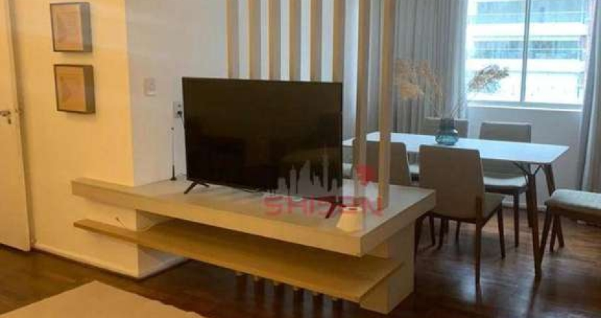 Apartamento mobiliado no Itaim Bibi para alugar, com 3 dormitórios, 98 m².