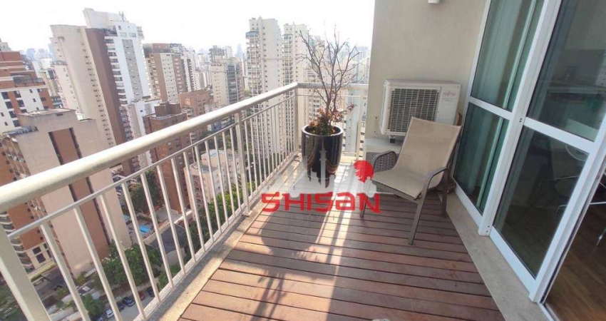 Apartamento com 1 dormitório à venda, 104 m² por R$ 2.490.000,00 - Moema - São Paulo/SP