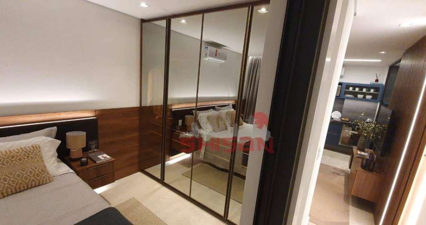 Apartamento com 1 dormitório para alugar, 46 m² por R$ 7.515/mês - Pinheiros - São Paulo/SP