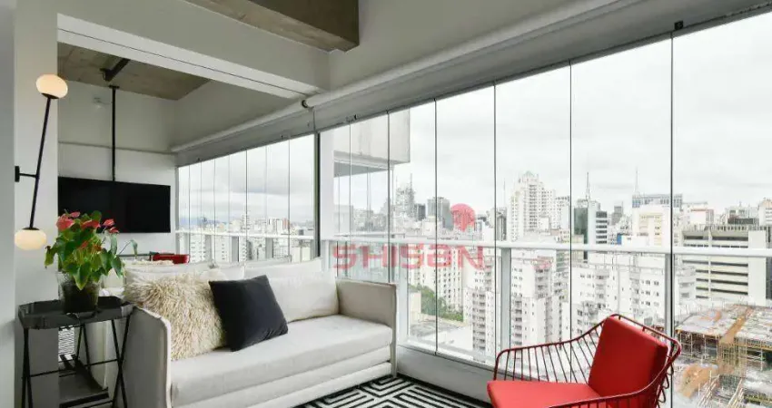 Apartamento com 1 dormitório, 35 m² - venda por R$ 1.200.000,00 ou aluguel por R$ 6.201,00/mês - Consolação - São Paulo/SP