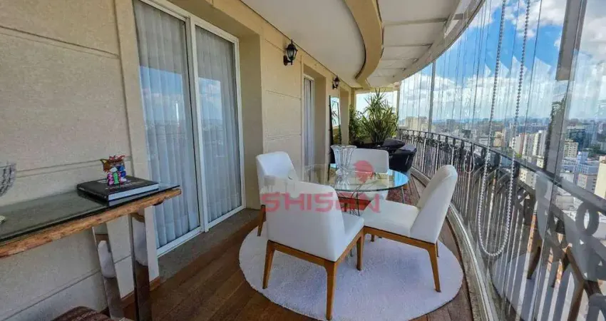 Cobertura à venda, 386 m² por r$ 8.000.000 - campo belo - são paulo/sp