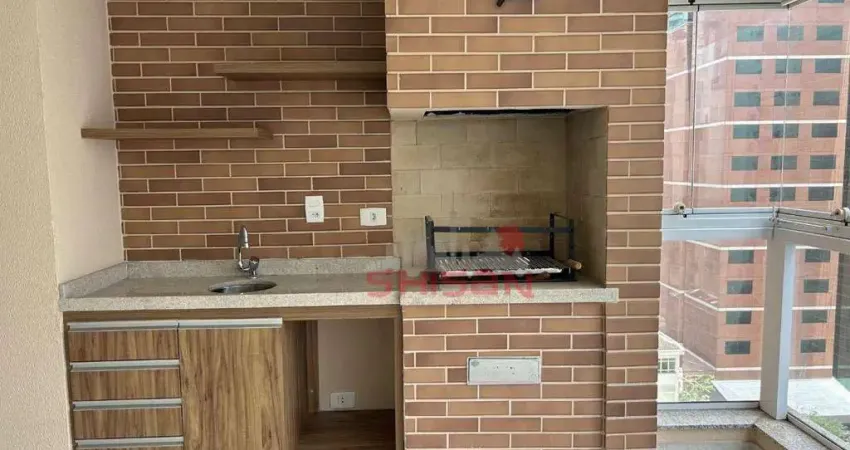 Apartamento com caranda gourmet com 3 dormitórios suites para alugar, 133 m² por R$ 14.000/mês - Paraíso - São Paulo/SP