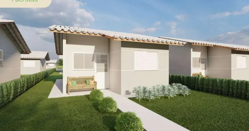 Casa para venda com 44 m² e 2 quartos em jardim planalto iii, pederneiras - sp
