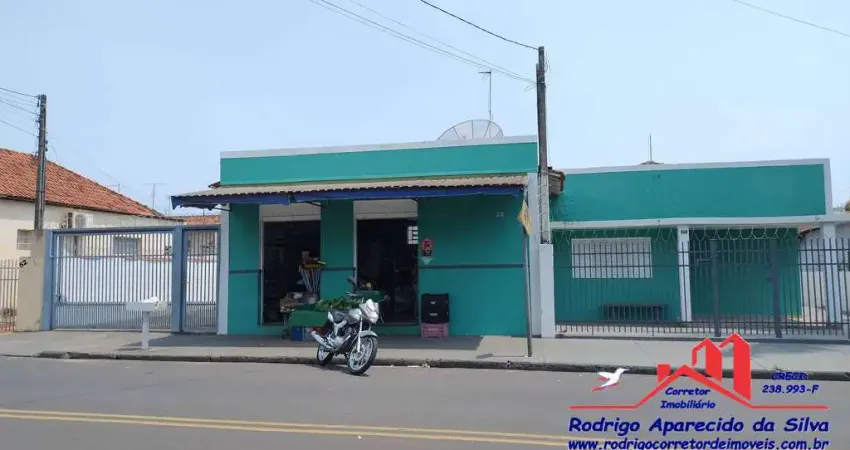 Vendo Casa + Salão Comercial em ótima Localização - Vila Roberto -Birigui