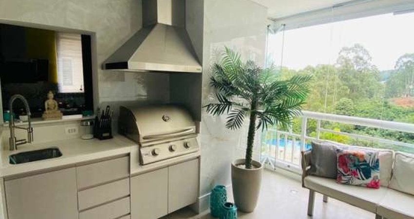 Apartamento com 123 m², 03 quartos, 02 vagas, 03 salas, área gourmet e dispensa