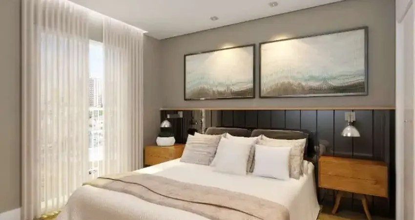 Apartamento com 49m², 2 dormitórios, banheiro, sala, cozinha, área de serviço, 1 vaga, Santo André, SP