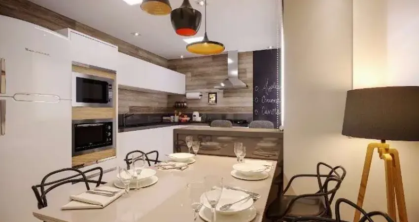 Apartamento com 43m², 2 dormitórios, banheiro, sala, cozinha, área de serviço, 1 vaga, Santo André, SP