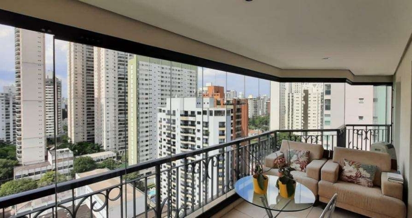 Apartamento à venda 172m²  4 dormitórios 3 suítes 4 vagas no Brooklin - Giardino Di Firenze