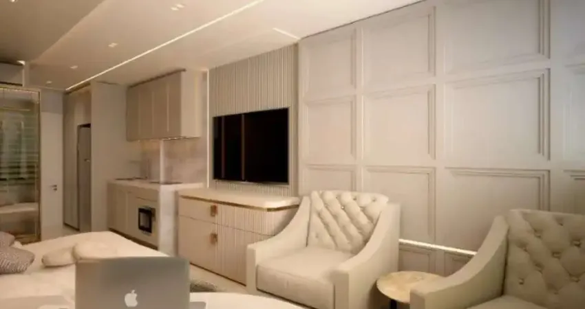 Apartamento no Condomínio Vertical Air Brooklin em Santo Amaro com 30m² 1 dormitório 1 suíte 1 banheiro