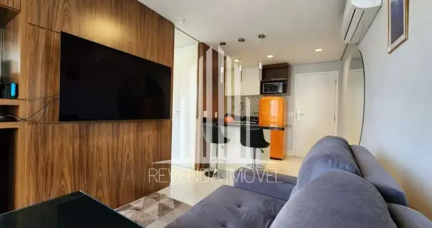 Apartamento para locação em São Paulo -SP: 1 quarto, 1 banheiro, 1 vaga de garagem, 35,00 m² na Moema