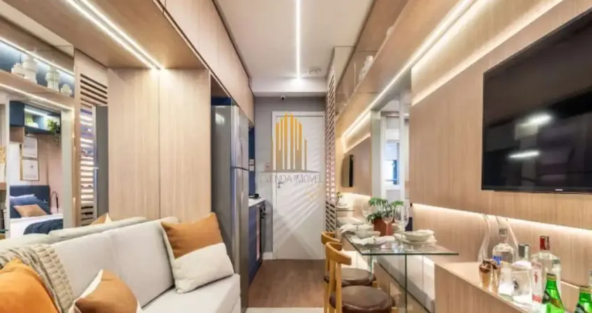 Condomínio viz boa vista - apartamento de 36m² com 2 dormitórios, sala, banheiro e varanda.