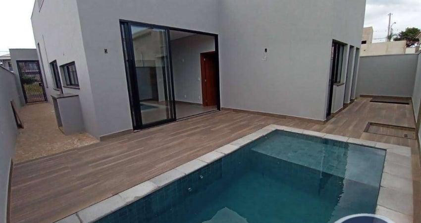Linda casa térrea, alto padrão, 3 suítes, 4 vagas de garagem à venda, Villa Di San Paolo - Bonfim Paulista - Ribeirão Preto/SP