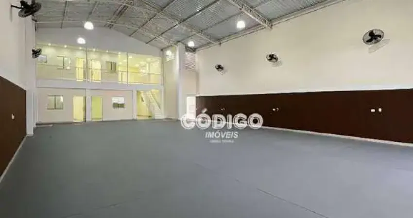 Galpão para alugar, 480 m² por r$ 13.650,00/mês - cidade jardim cumbica - guarulhos/sp