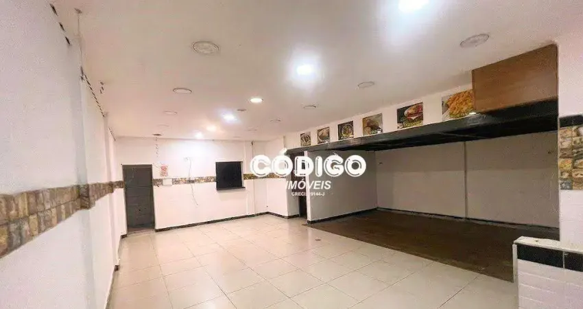 Salão para alugar, 140 m² por r$ 8.000,00/mês - vila galvão - guarulhos/sp
