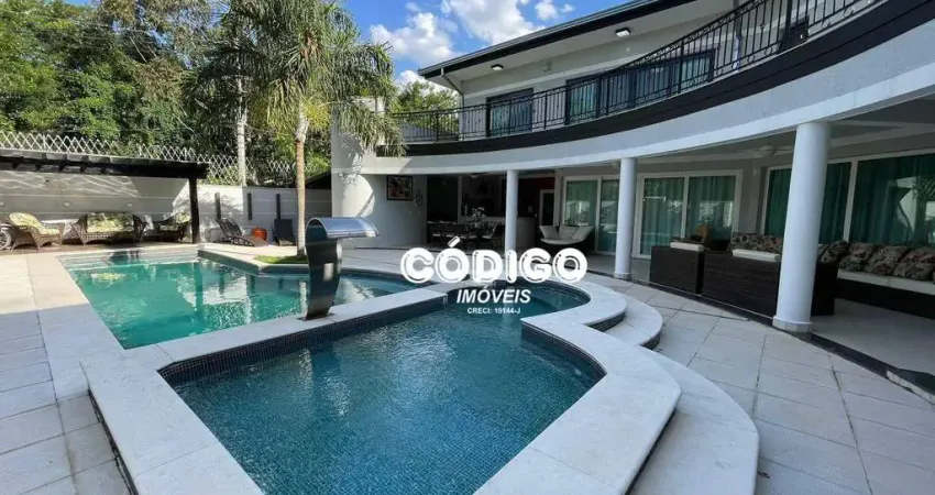 Sobrado com 5 dormitórios à venda, 538 m² por r$ 4.400.000 - jardim residencial parque da floresta - sumaré/sp