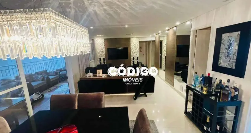 Apartamento com 3 dormitórios à venda, 128 m² por r$ 1.490.000 - vila leonor - guarulhos/sp