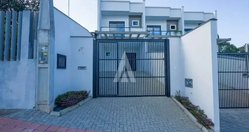 Sobrado geminado com 1 suíte(s) mais 2 quarto(s) à venda no bairro bom retiro em joinville, por r$ 850.000.00.