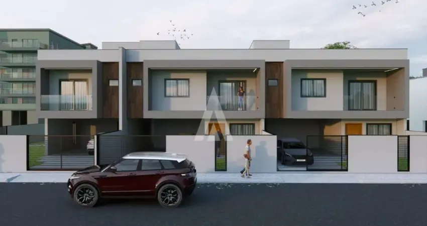 Sobrado geminado com 1 suíte mais 2airro costa e silva em joinville - sc por r$ 800.000,00 quartos à venda no b