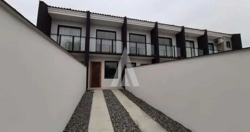 Sobrado geminado no vila nova com 2 quartos , por r$ 305.000,00 - joinville - sc