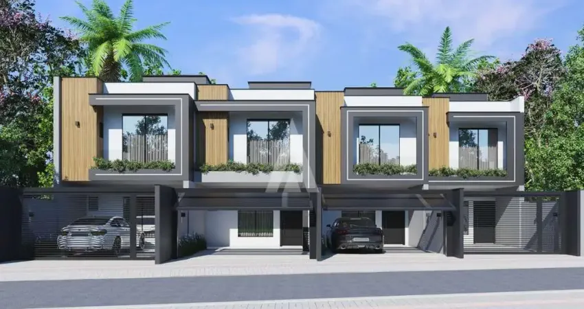 Sobrado geminado com 1 suíte e 2 quartos à venda no bairro bom retiro em joinville-sc por r$ 599.000,00.