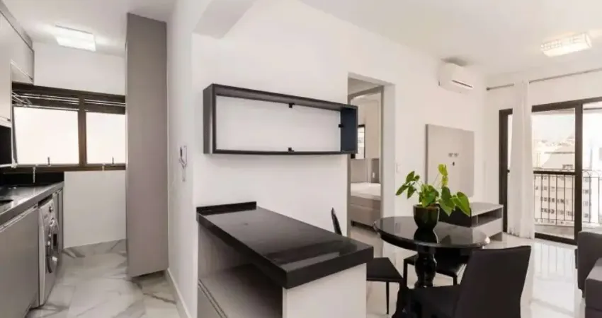 Alugue e viva com estilo no coração do itaim bibi! apartamento de 42m² com suíte e vaga.