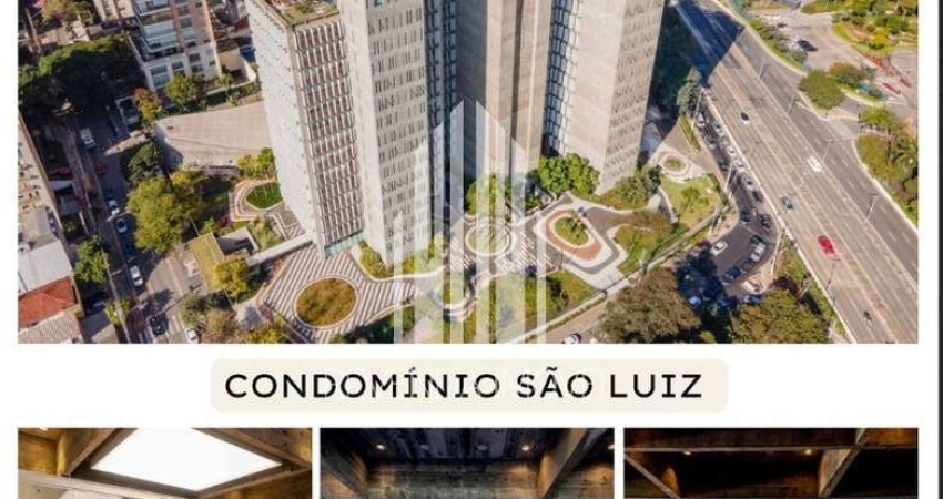 Conjunto comercial de 941m² para locação na Vila Nova Conceição, São Paulo-SP.