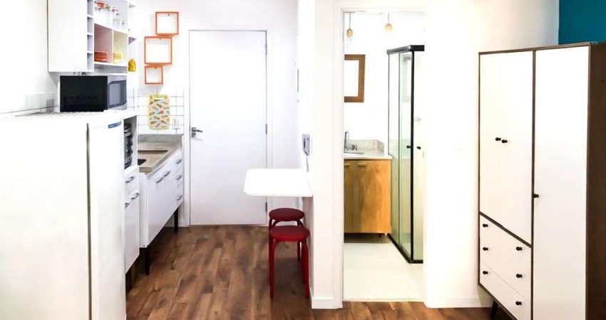 Apartamento à Venda - Santa Cecília, 1 Quarto,  28 m2