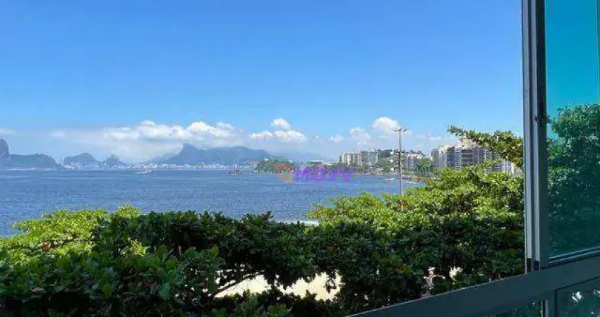 Apartamento Amplo, 4 quartos, 2 suítes, e a melhor vista da Cidade... Com 390 m² por R$ 4.200.000 - Icaraí - Niterói/RJ