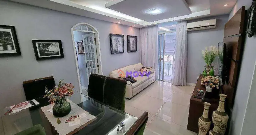 Apartamento com 3 dormitórios à venda, 90 m² por R$ 595.000,00 - Ingá - Niterói/RJ